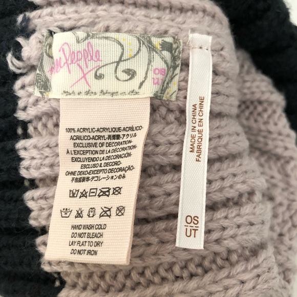 Free People Happy Place PomPom Beanie - Picture 5 of 5